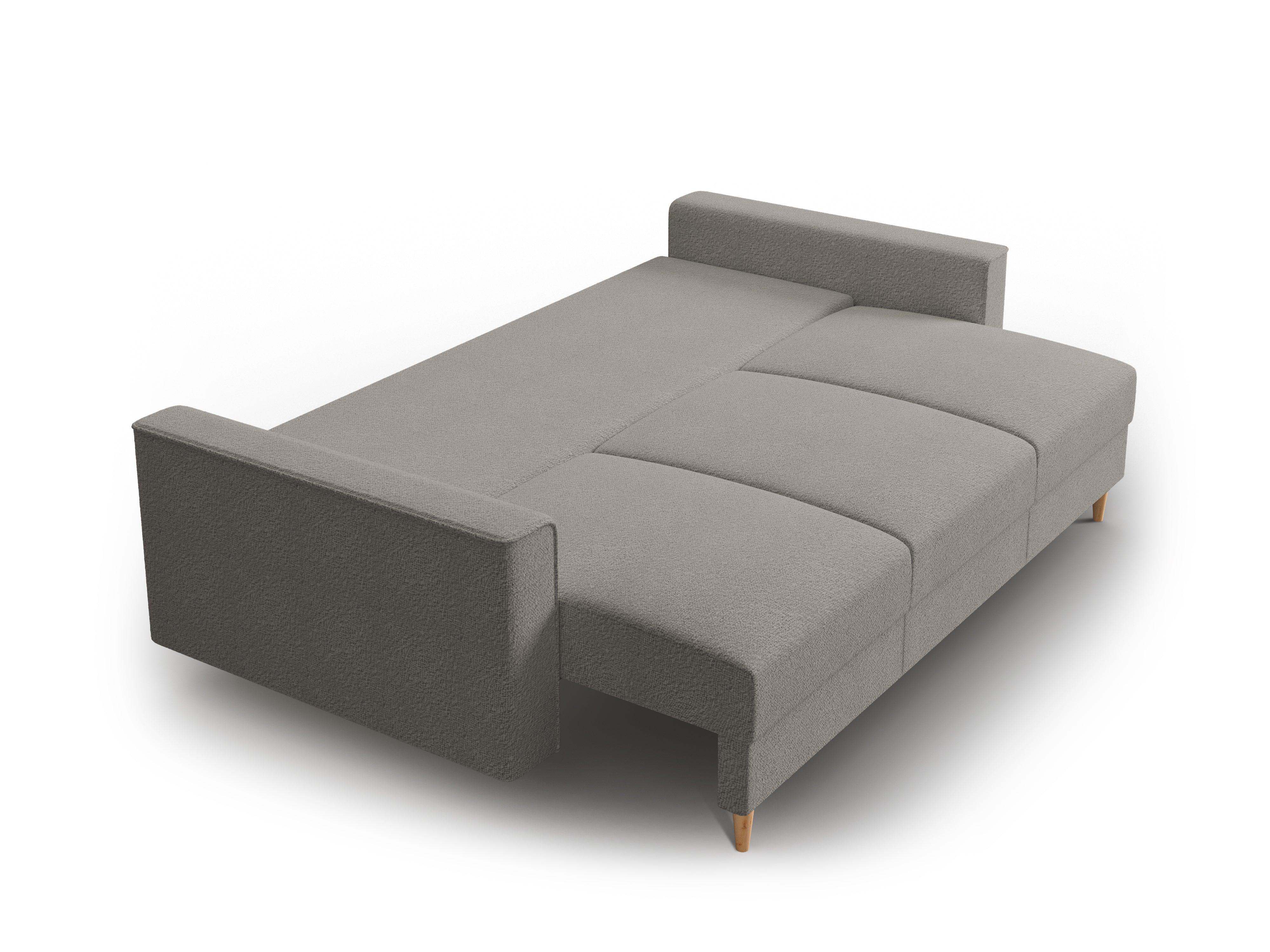 Boucle Sofa With Bed Function And Box, "Cartadera", 3 Seats, 222x100x92
Made in Europe, Mazzini Sofas, Eye on Design