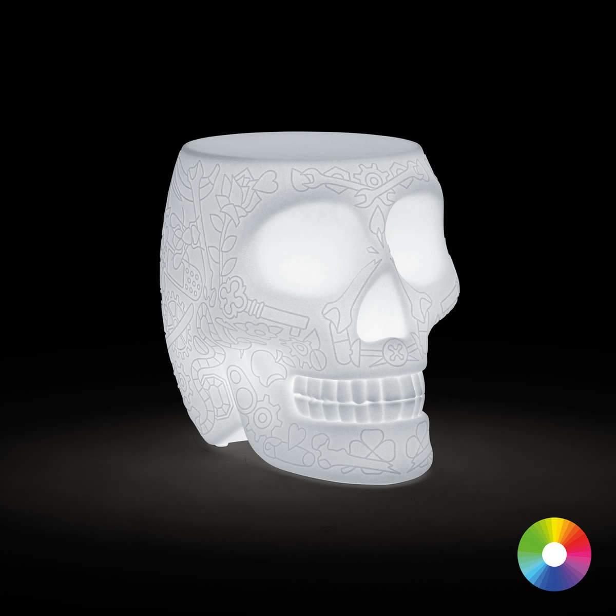 Stołek MEXICO LED biały Qeeboo    Eye on Design