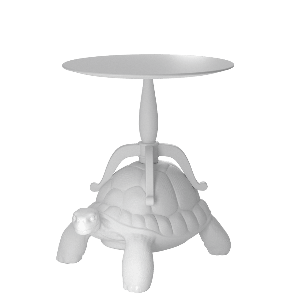 Stolik TURTLE CARRY biały Qeeboo    Eye on Design