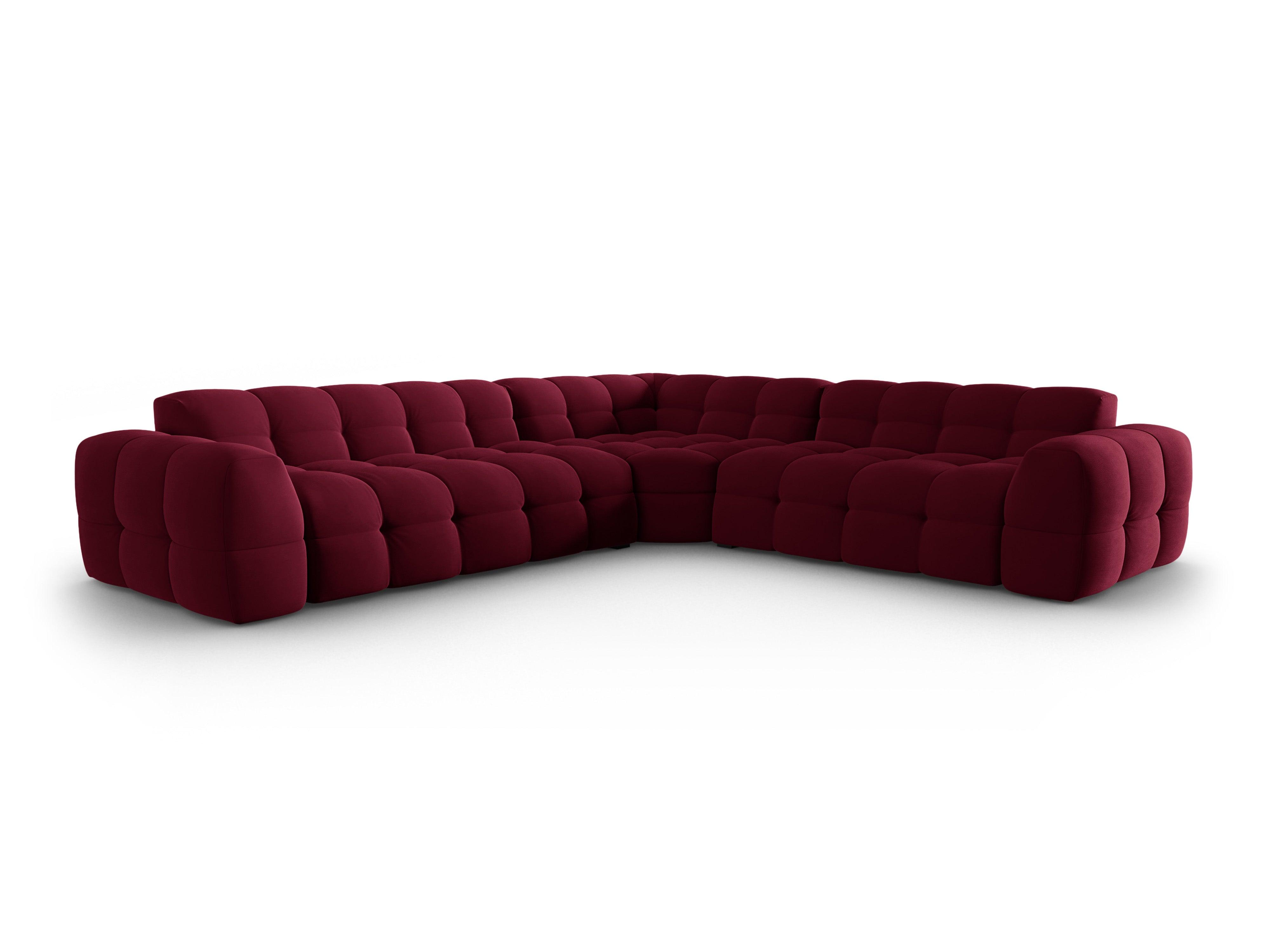 Velvet Symmetrical Corner Sofa, "Nino", 5 Seats, 294x294x68
Made in Europe, Maison Heritage, Eye on Design