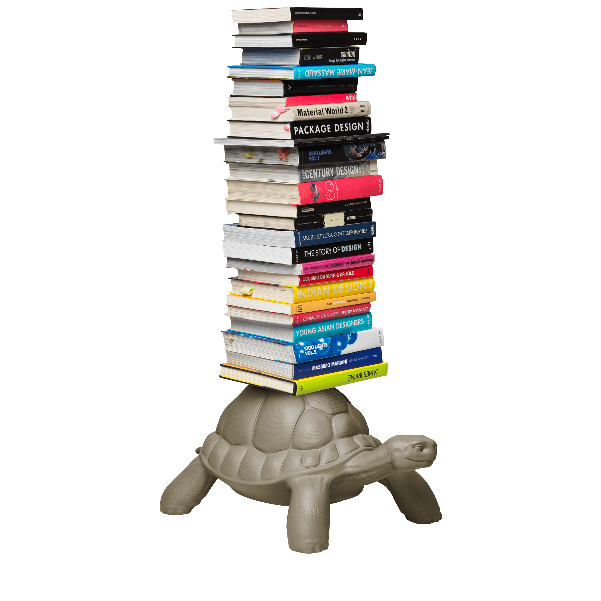 Szafka na książki TURTLE CARRY szara Qeeboo    Eye on Design
