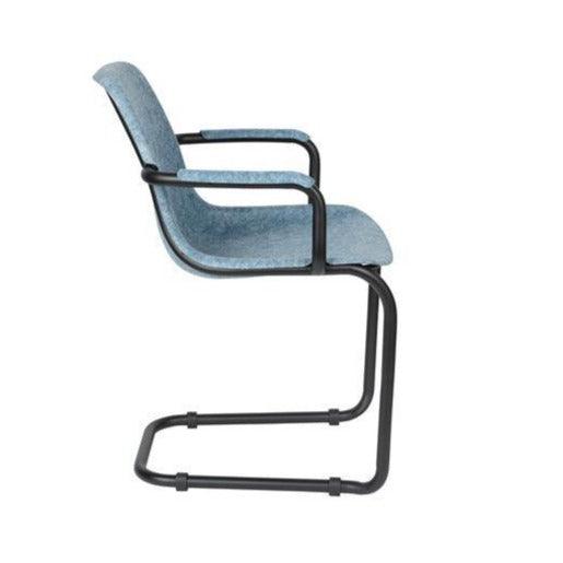 THIRSTY chair with armrests blue - Eye on Design