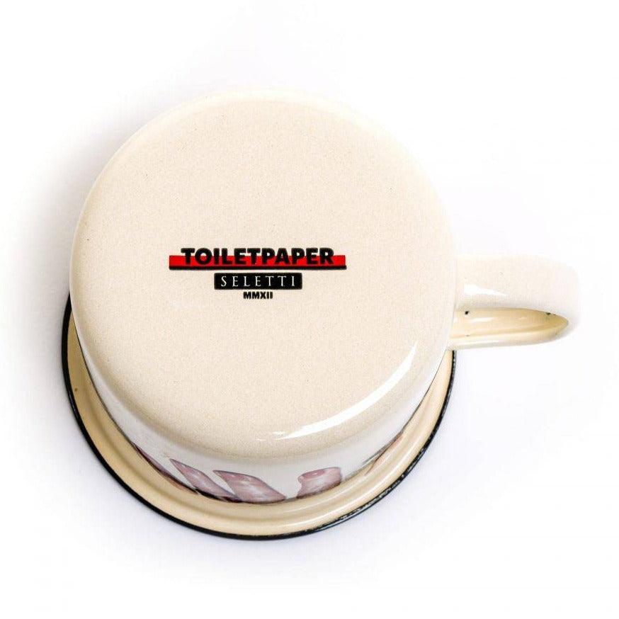 TOAD enamel mug beige - Eye on Design