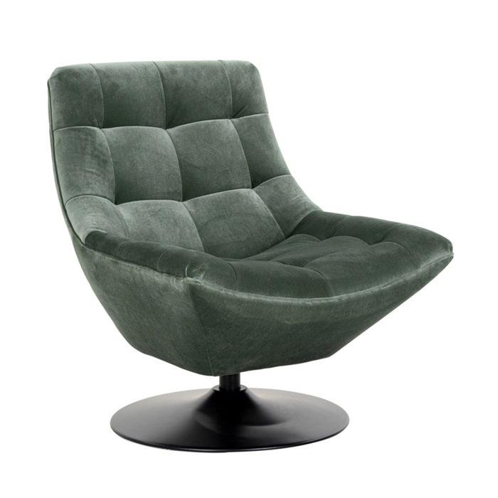 TRENTO swivel armchair green - Eye on Design