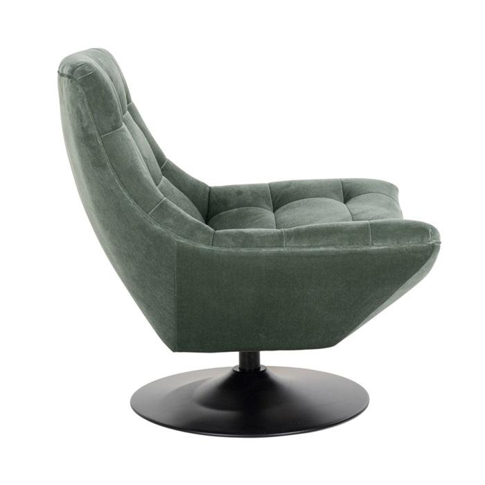 TRENTO swivel armchair green - Eye on Design