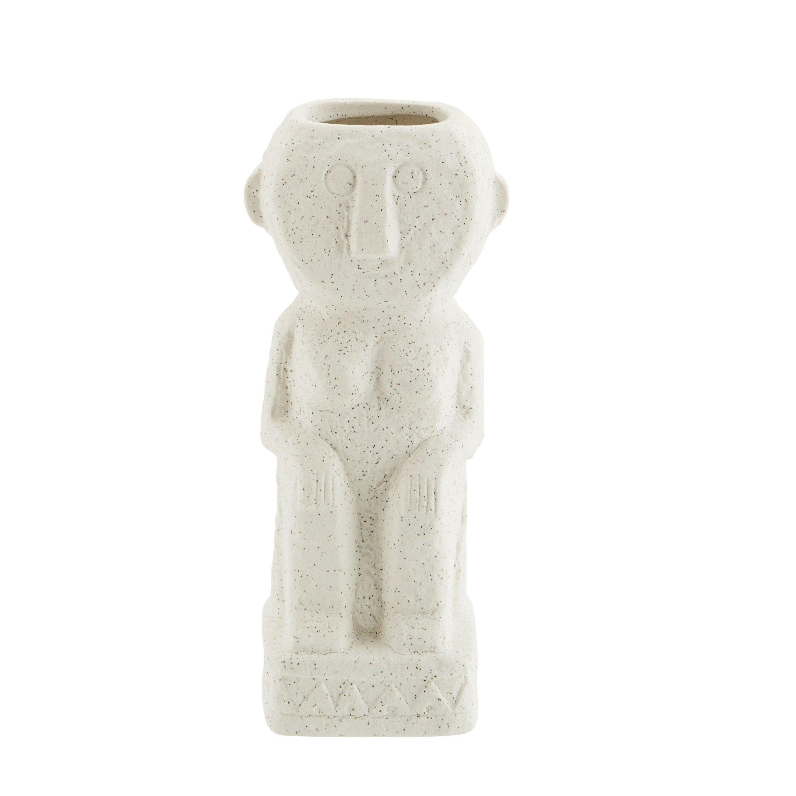 TRIBAL vase white, Madam Stoltz, Eye on Design