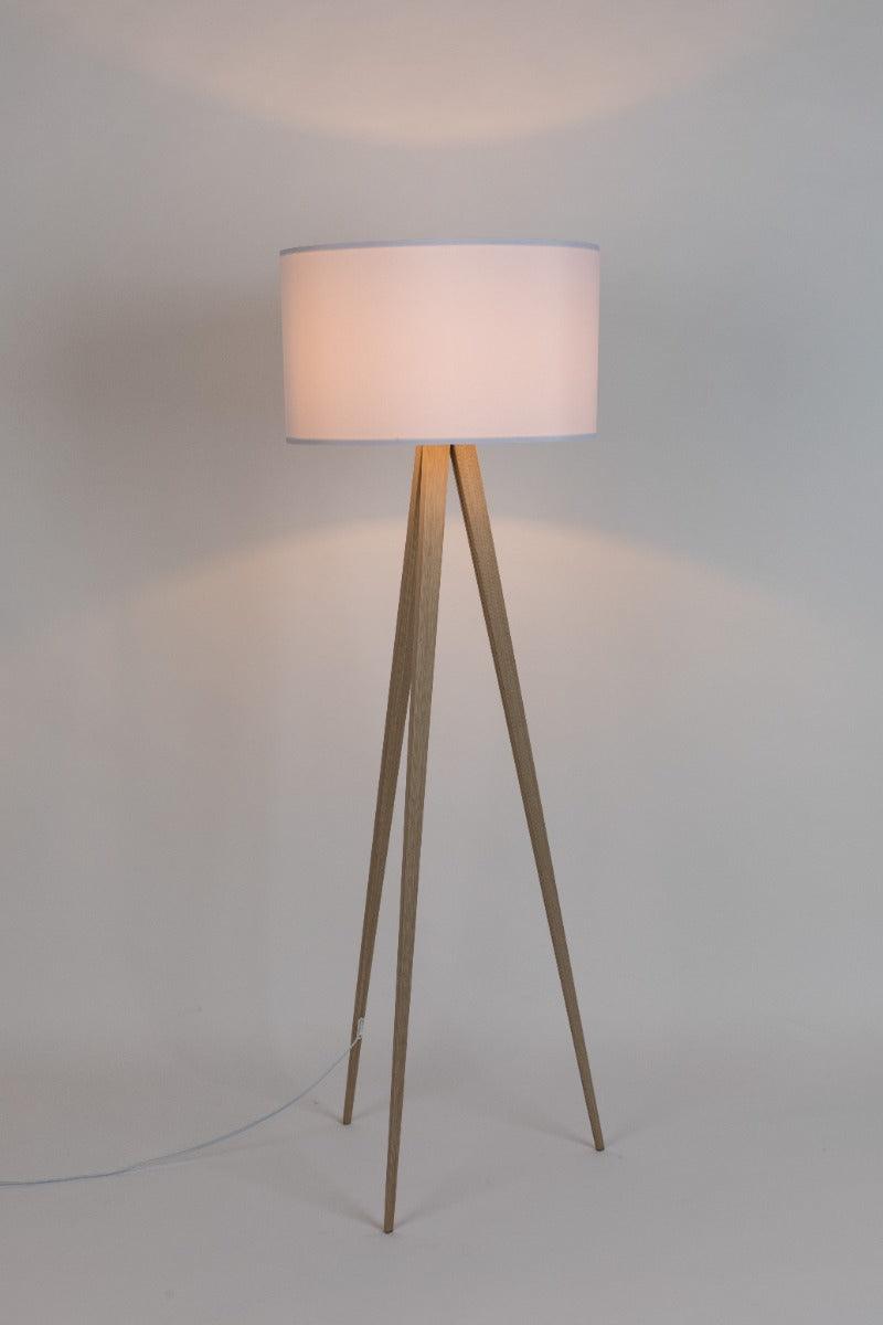 TRIPOD WOOD floor lamp white, Zuiver, Eye on Design