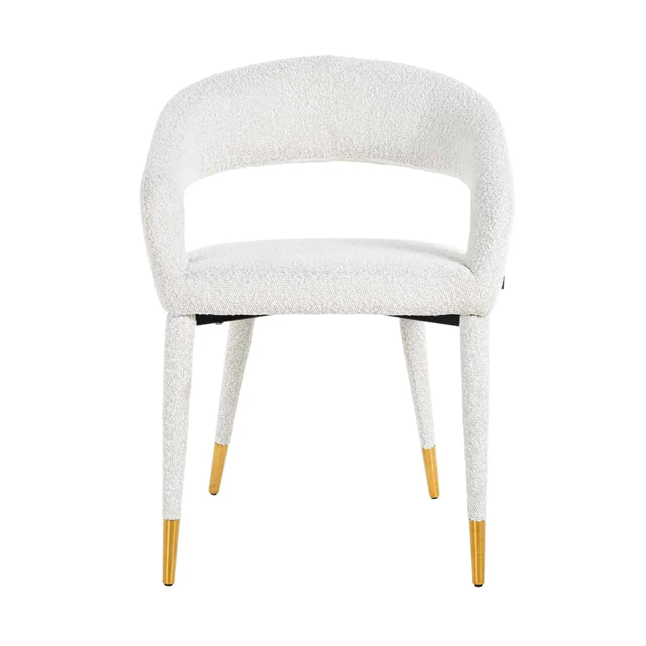 TURIN bouclé chair white - Eye on Design