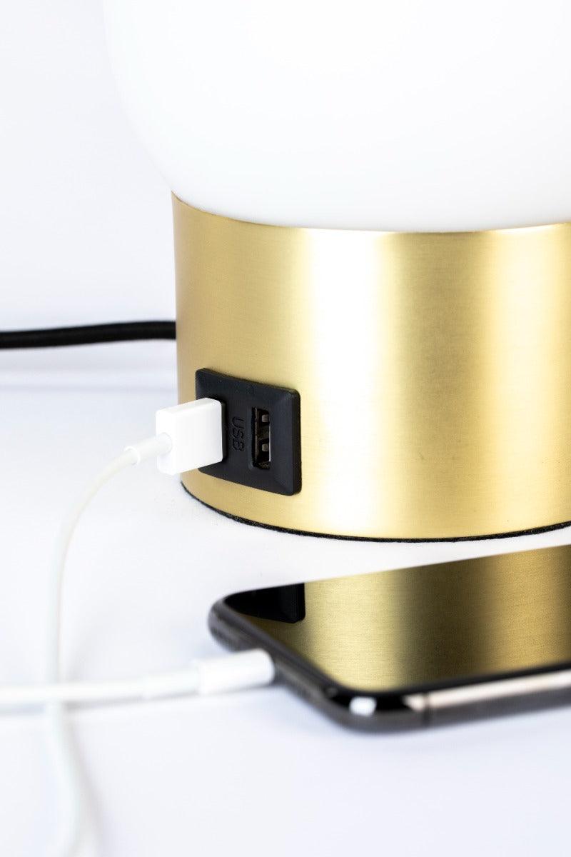 URBAN CHARGER desk lamp gold, Zuiver, Eye on Design