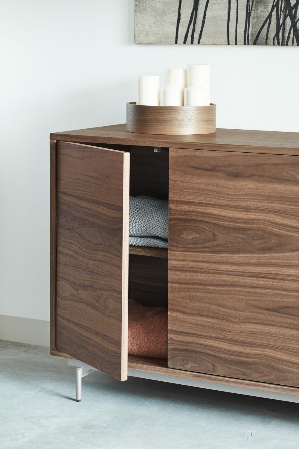 VALLEY chest of drawers walnut wood with light finish - Eye on Design