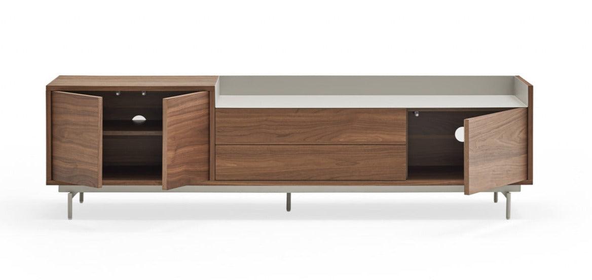 VALLEY RTV cabinet walnut wood with light finish - Eye on Design