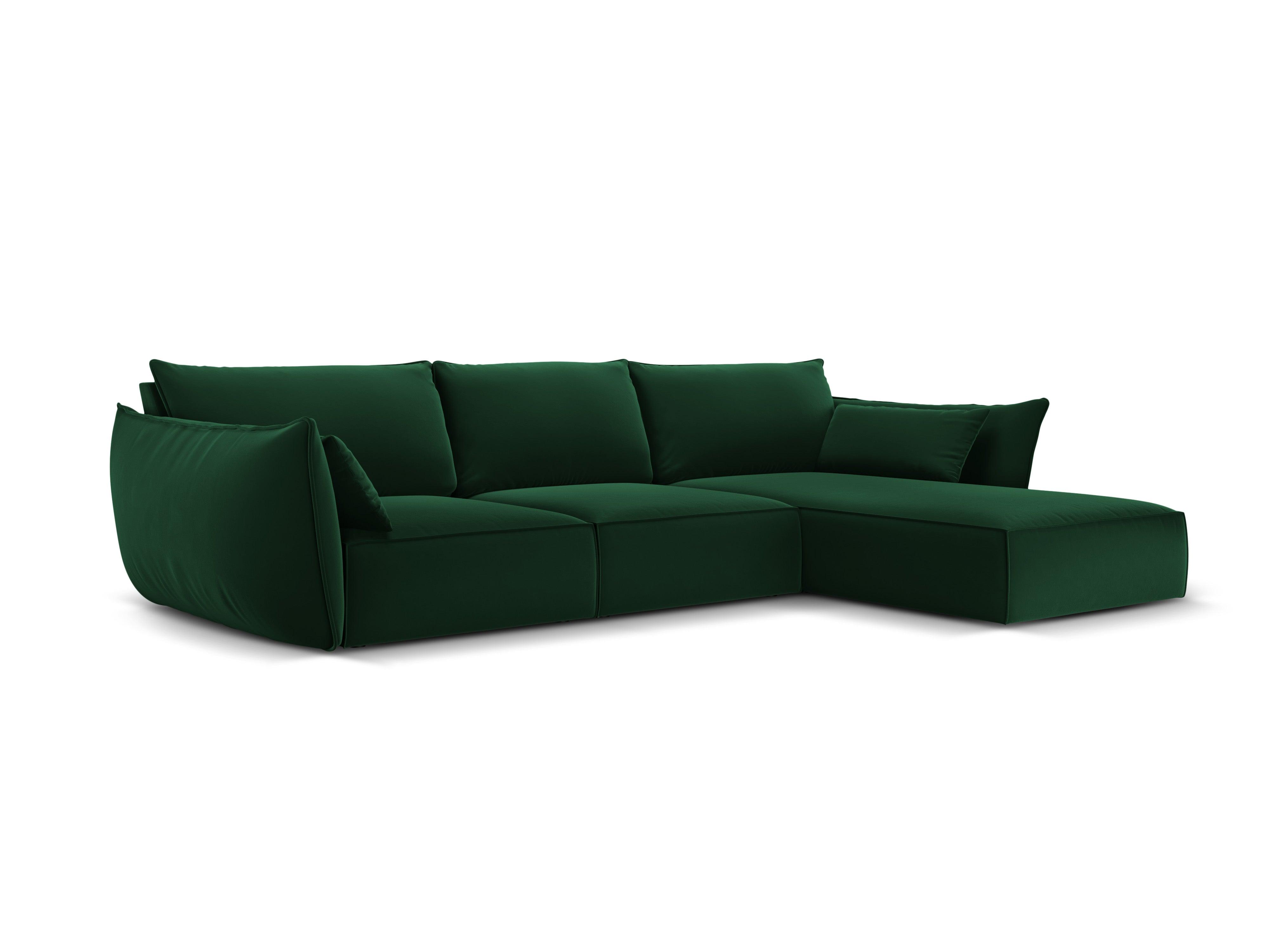 Velvet Right Corner Sofa, "Vanda", 4 Seats, 300x166x85
Made in Europe, Mazzini Sofas, Eye on Design