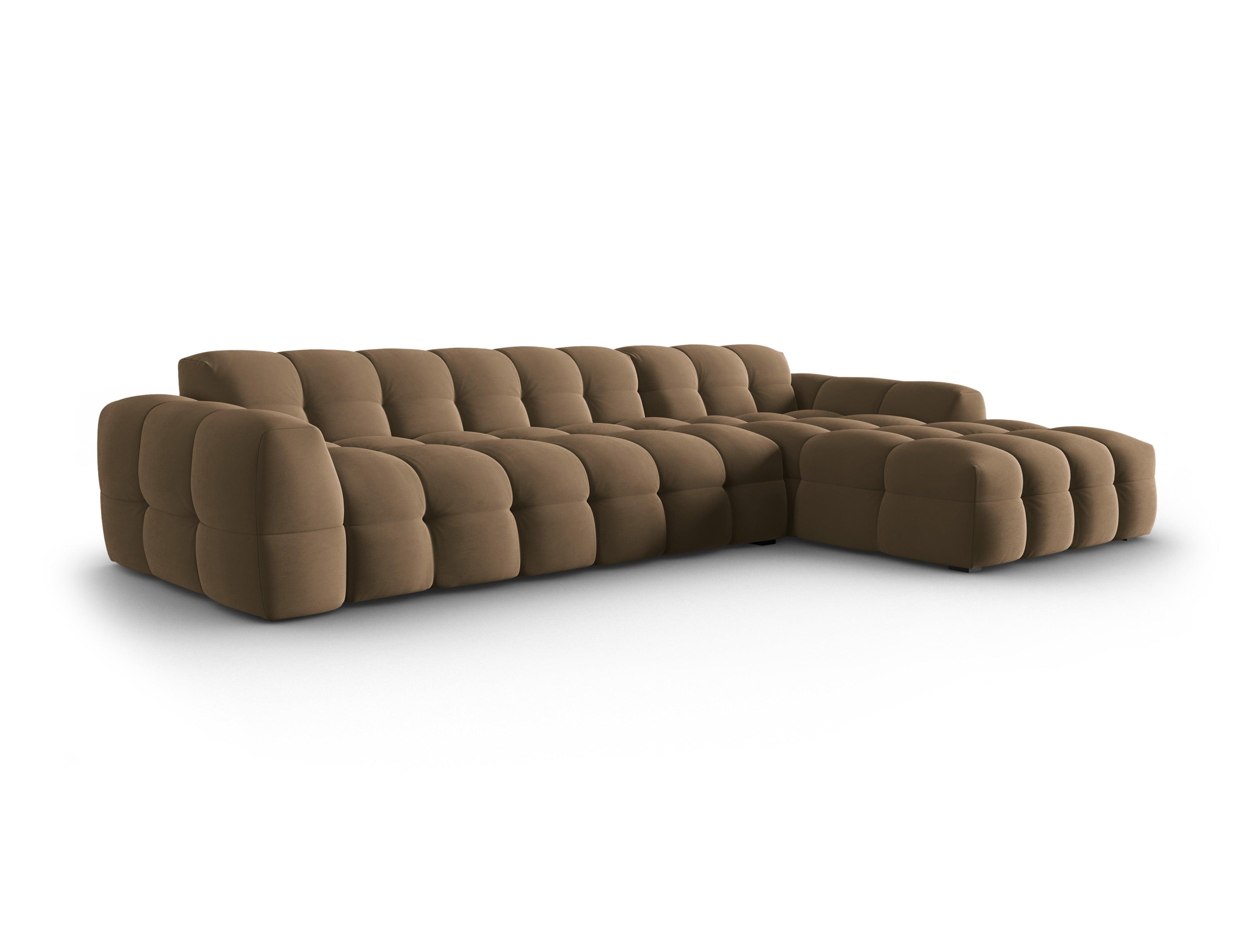 Velvet Right Corner Sofa, "Nino", 4 Seats, 320x170x68
Made in Europe, Maison Heritage, Eye on Design