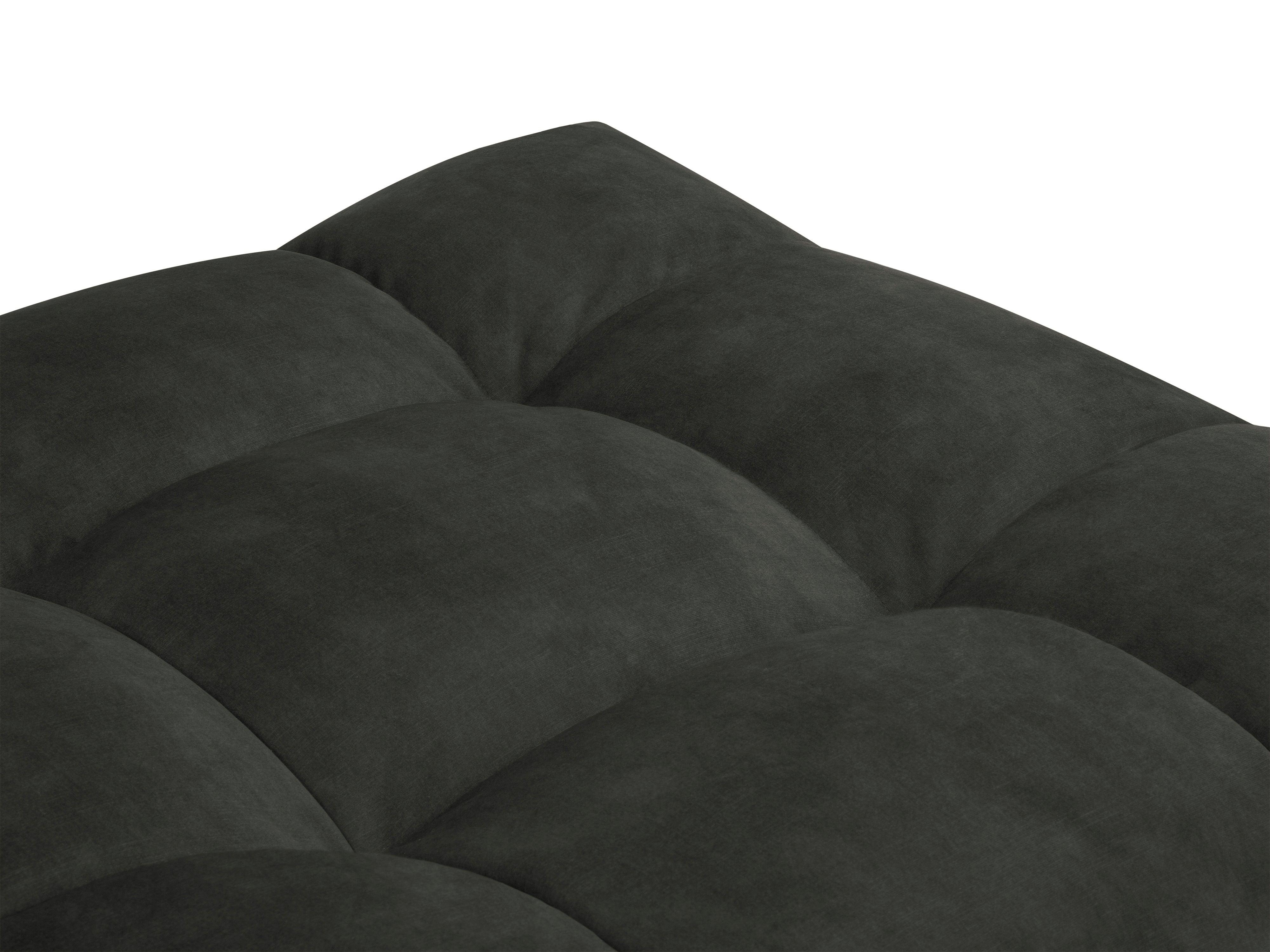 Velvet pouffe VESTA dark grey - Eye on Design