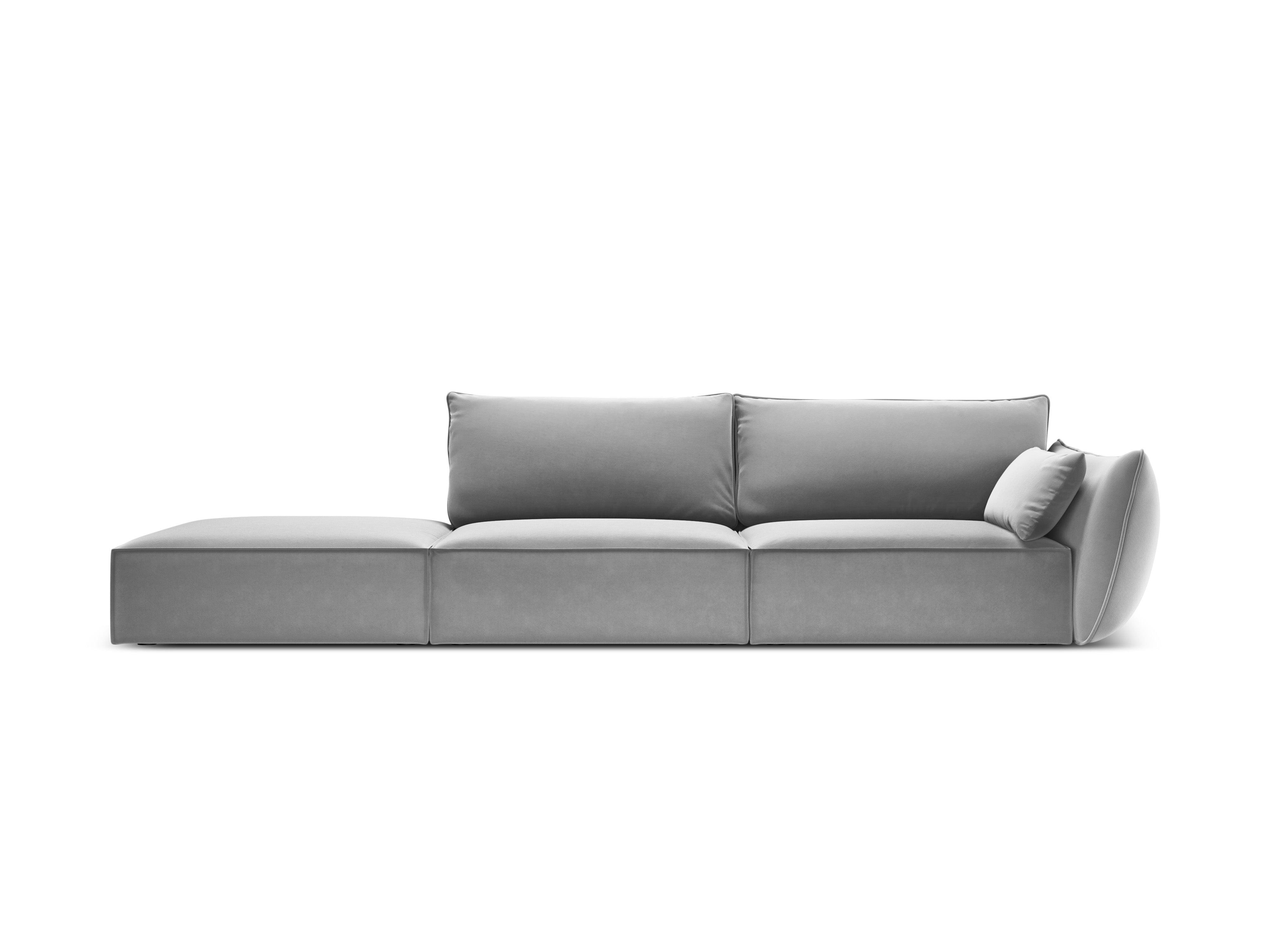 Left Velvet Sofa, "Vanda", 4 Seats, 286x100x85
Made in Europe, Mazzini Sofas, Eye on Design