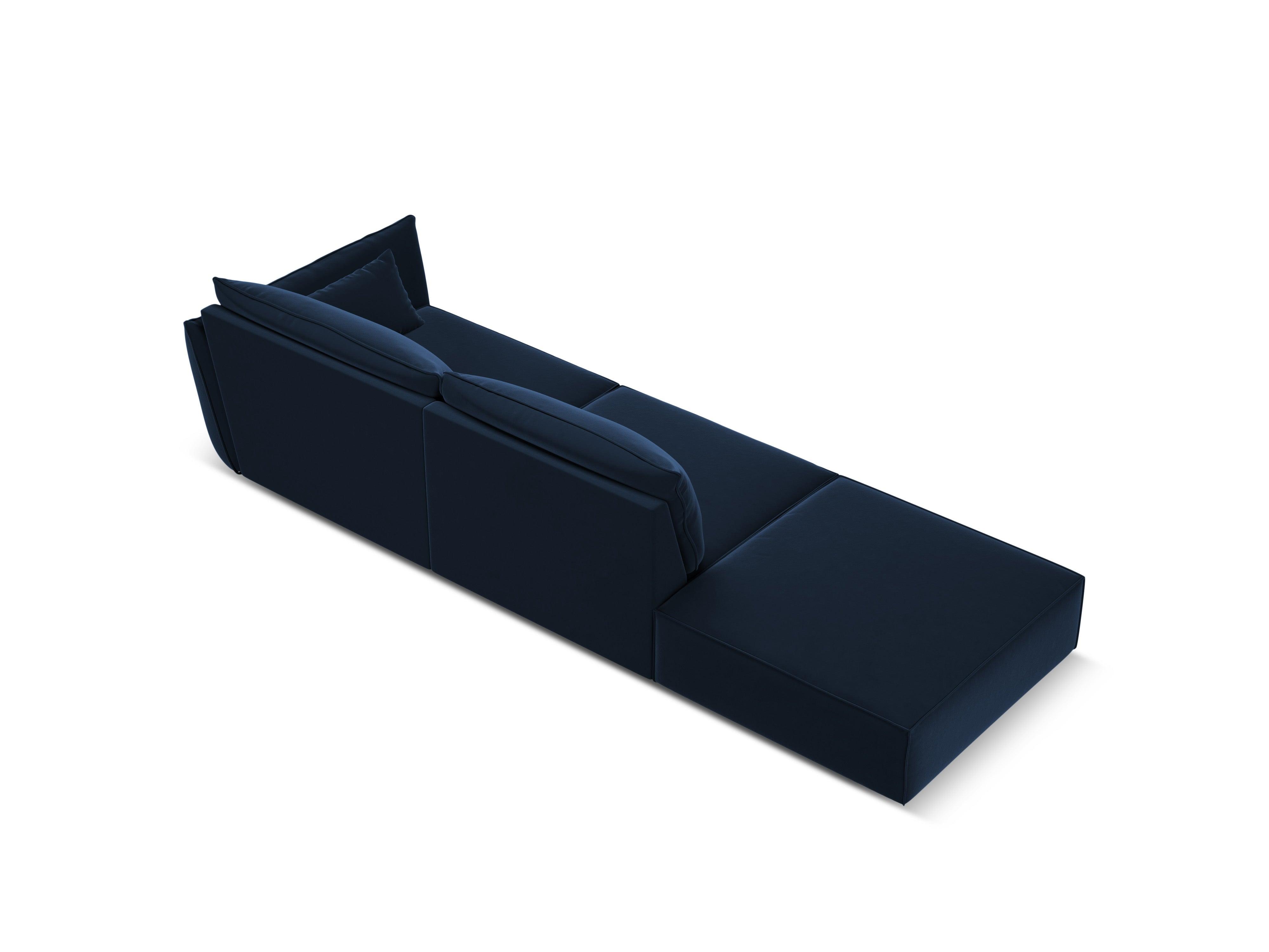 Left Velvet Sofa, "Vanda", 4 Seats, 286x100x85
Made in Europe, Mazzini Sofas, Eye on Design