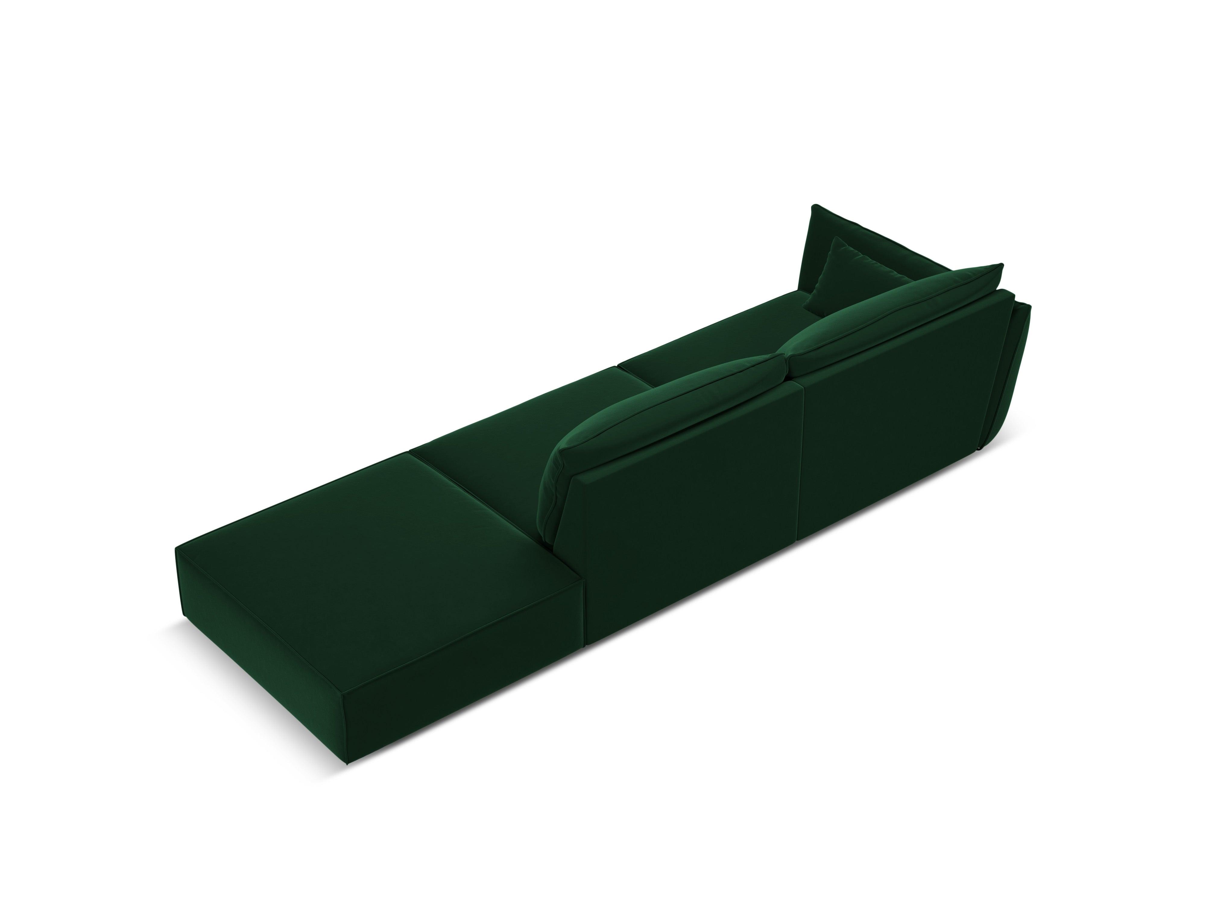 Right Velvet Sofa, "Vanda", 4 Seats, 286x100x85
Made in Europe, Mazzini Sofas, Eye on Design