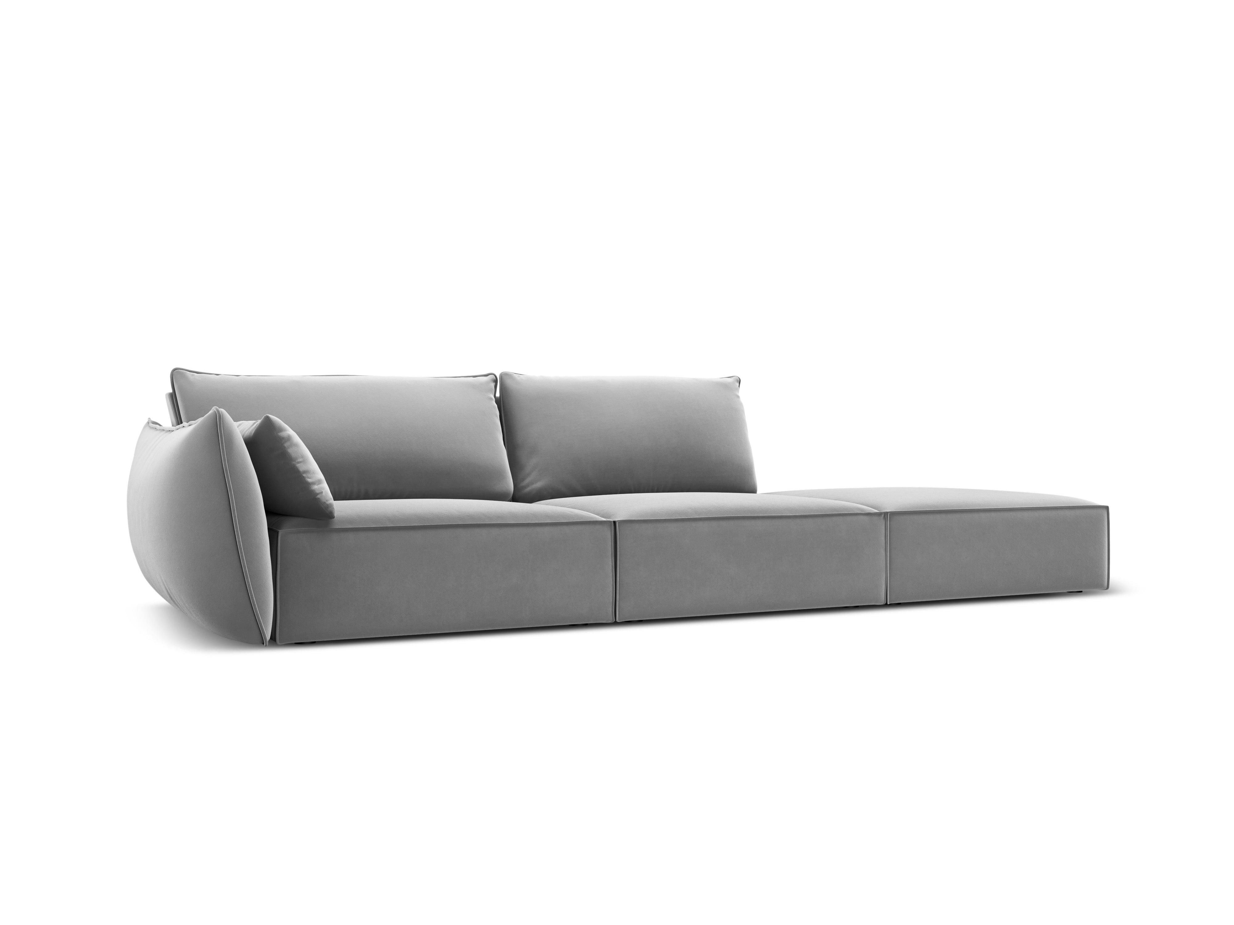 Right Velvet Sofa, "Vanda", 4 Seats, 286x100x85
Made in Europe, Mazzini Sofas, Eye on Design