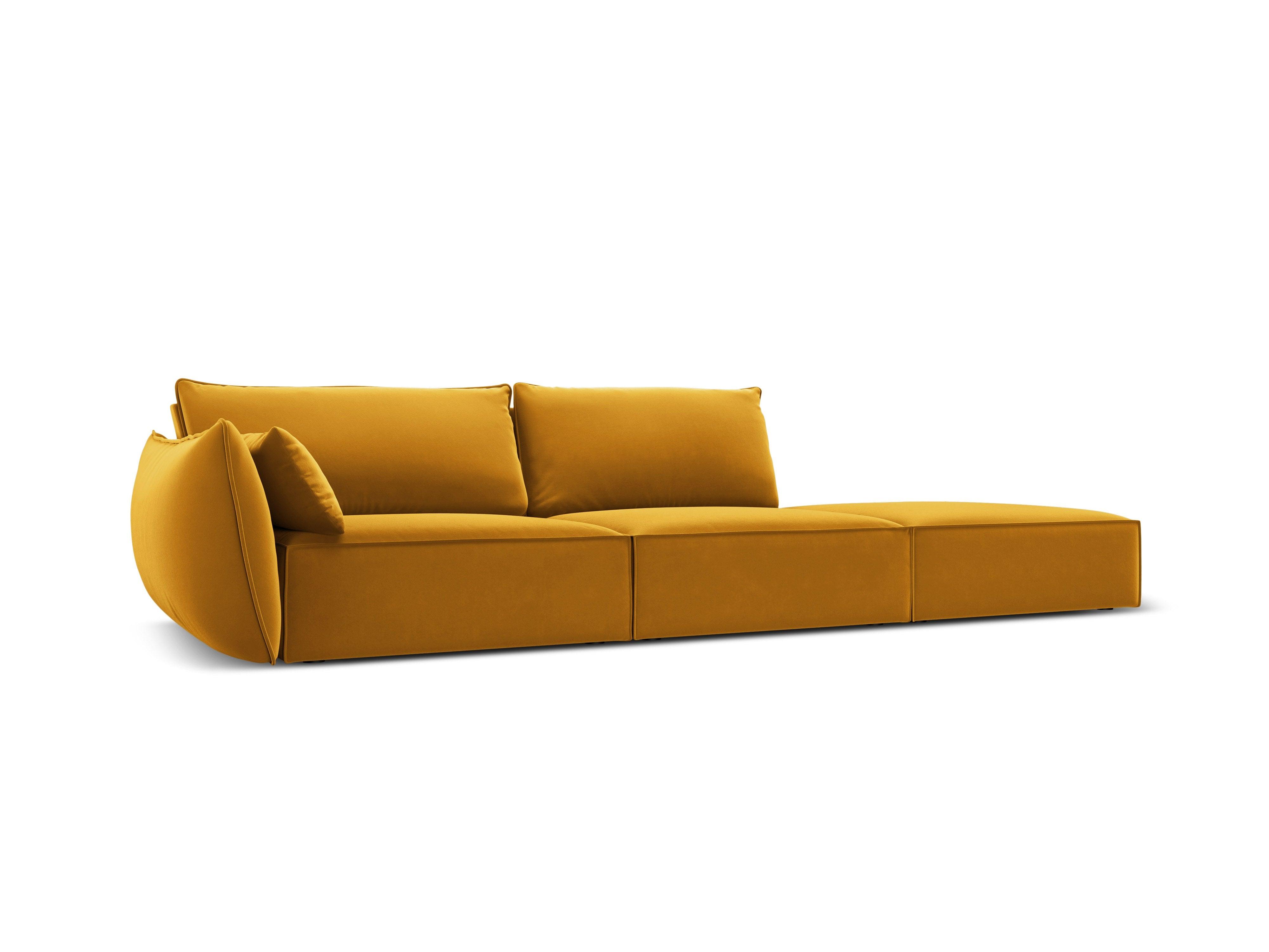 Right Velvet Sofa, "Vanda", 4 Seats, 286x100x85
Made in Europe, Mazzini Sofas, Eye on Design