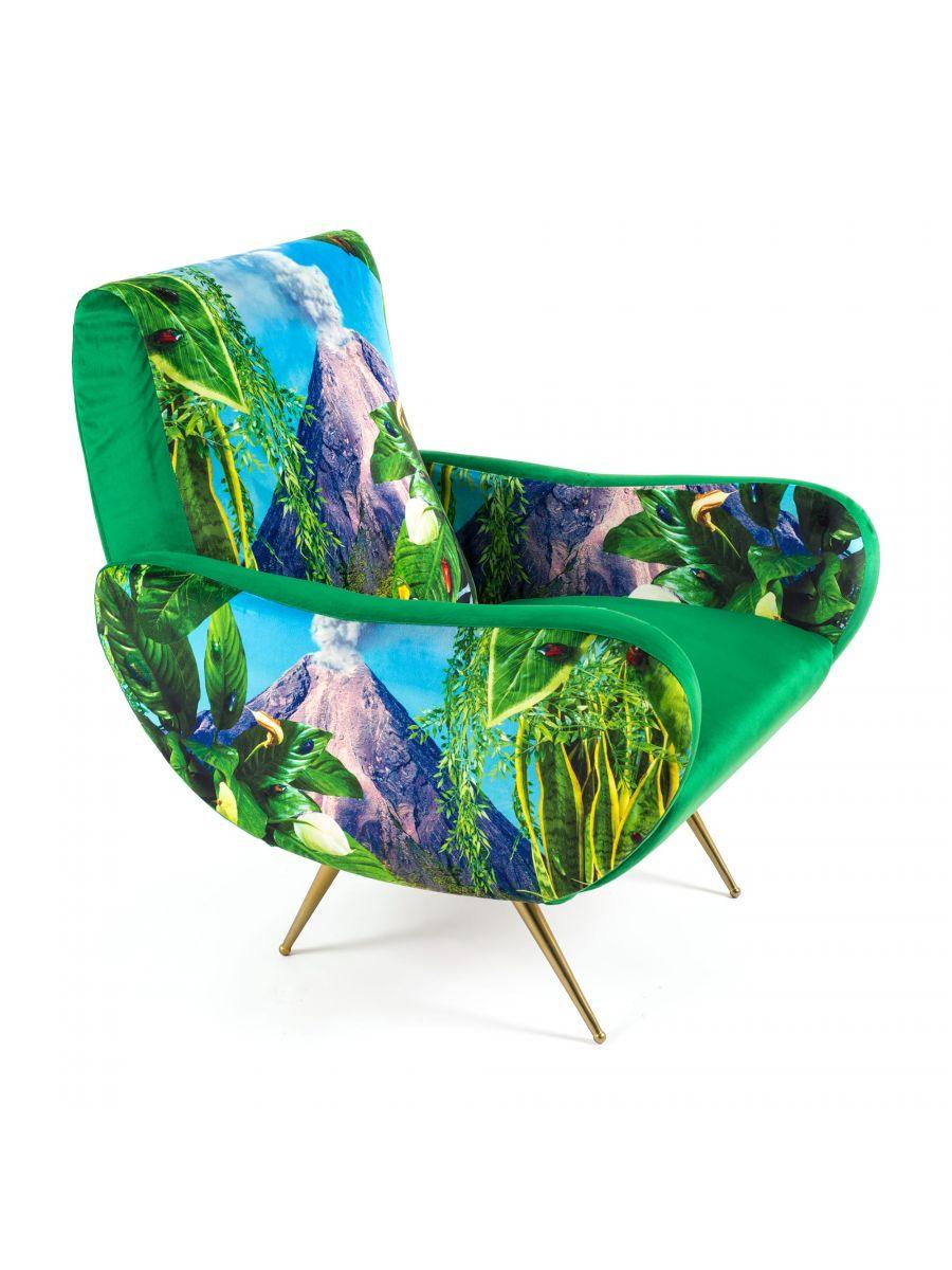 VOLCANO armchair green - Eye on Design