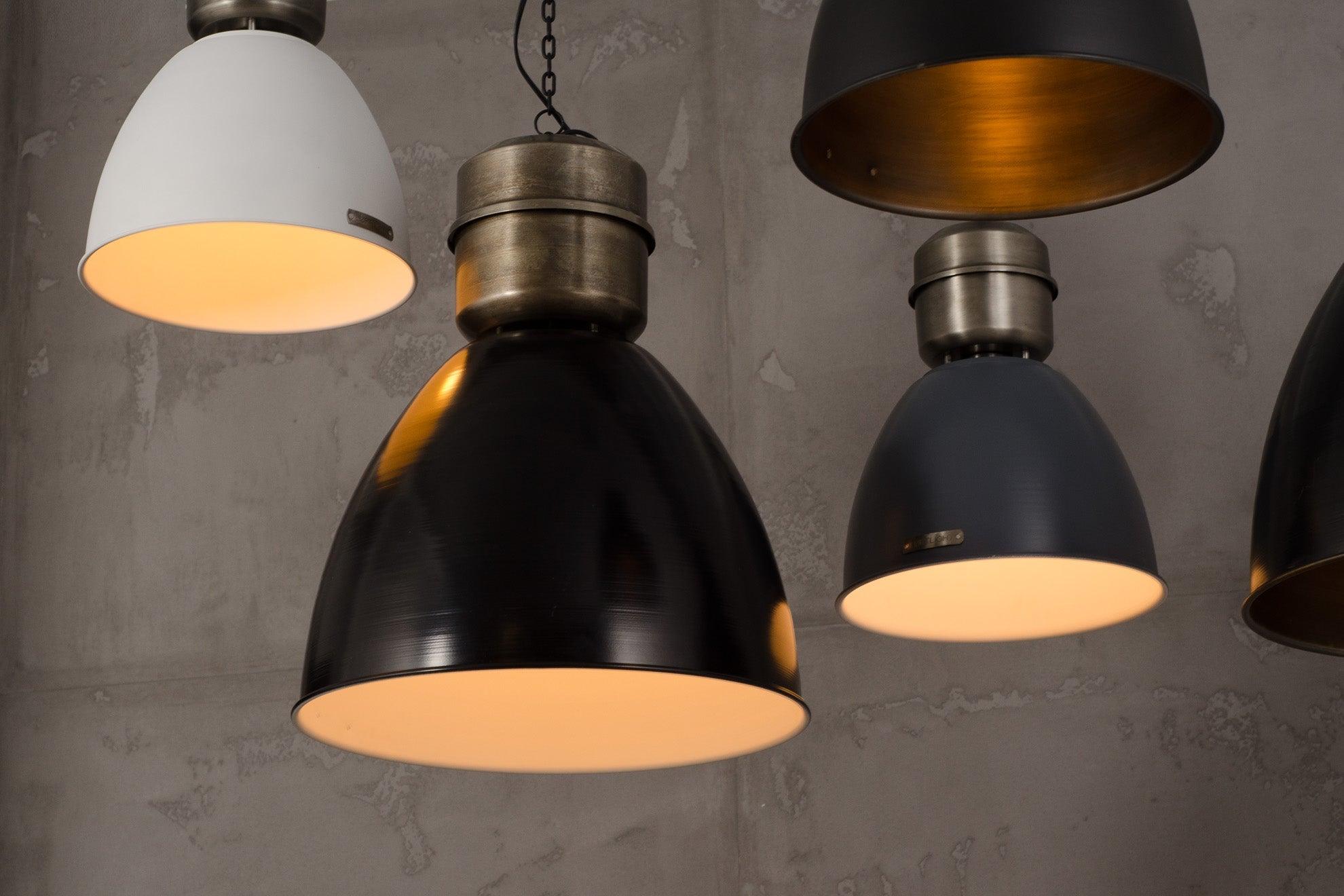 VOLTERA BIG black and brass pendant lamp - Eye on Design