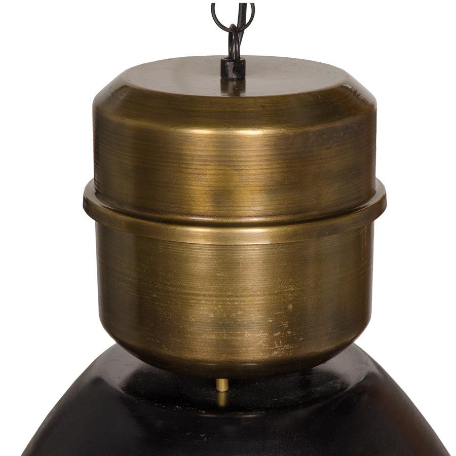 VOLTERA BIG black and brass pendant lamp - Eye on Design