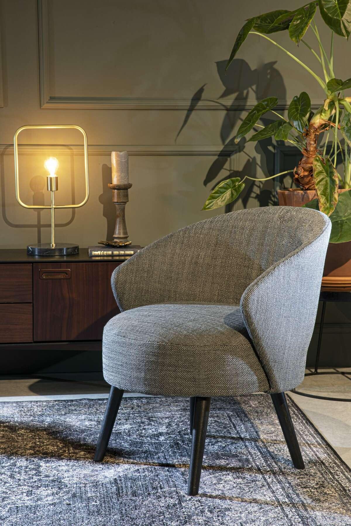 WALDO lounge armchair anthracite, Dutchbone, Eye on Design