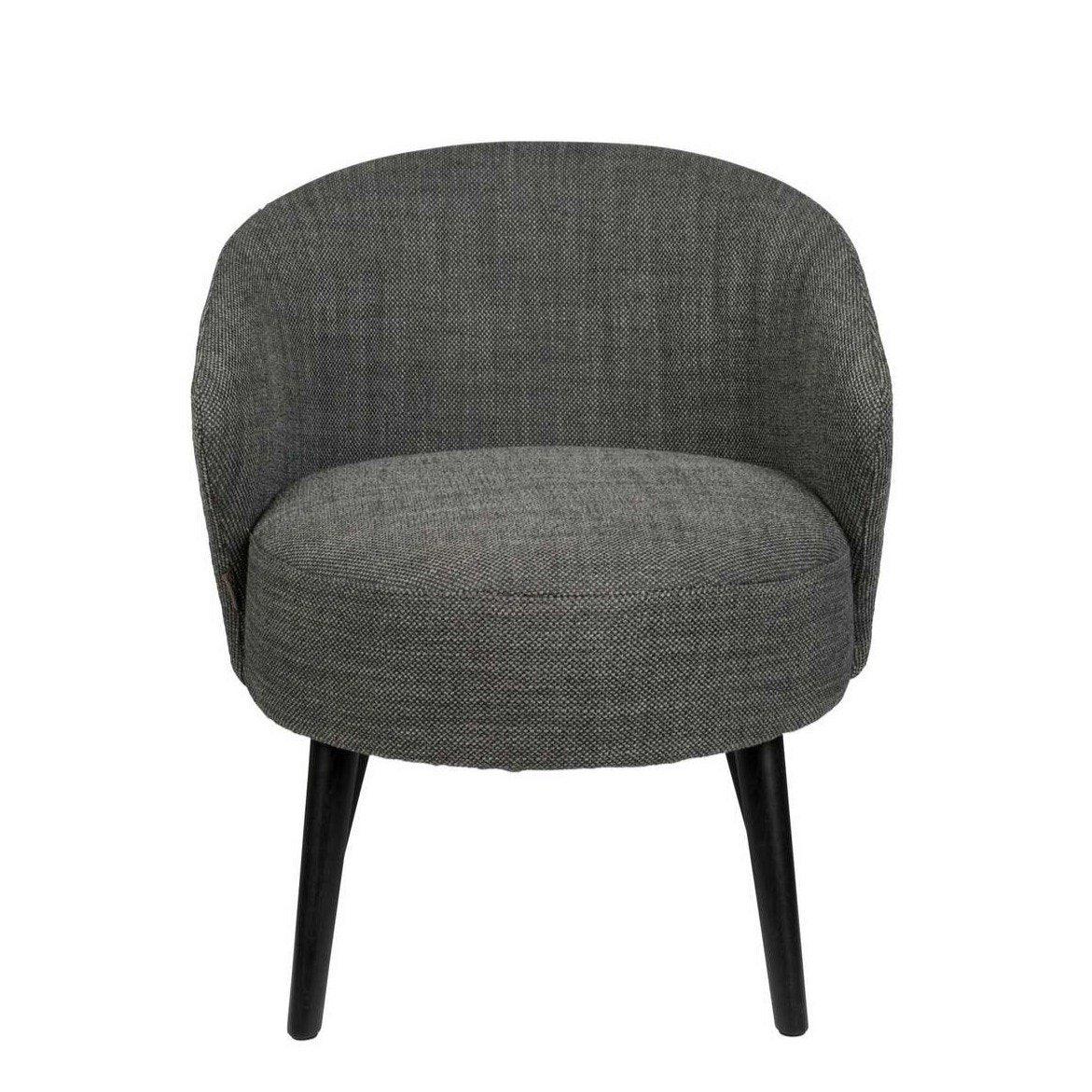 WALDO lounge armchair anthracite, Dutchbone, Eye on Design