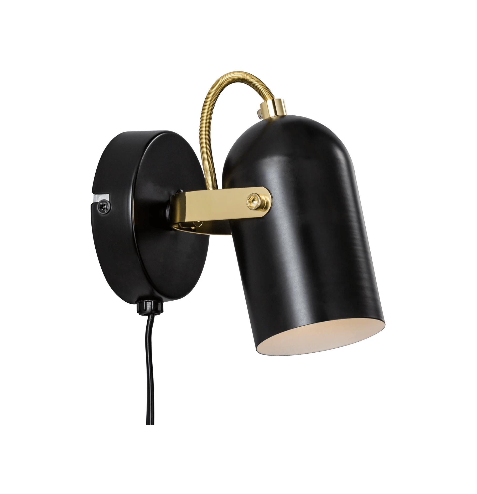 Wall lamp LOTUS black with gold details - Eye on Design