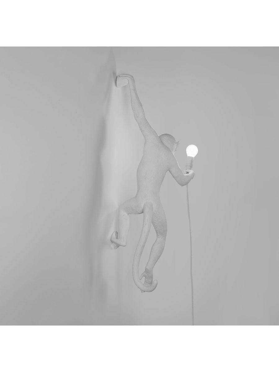 Wall lamp MONKEY HANGING - LEFT white - Eye on Design