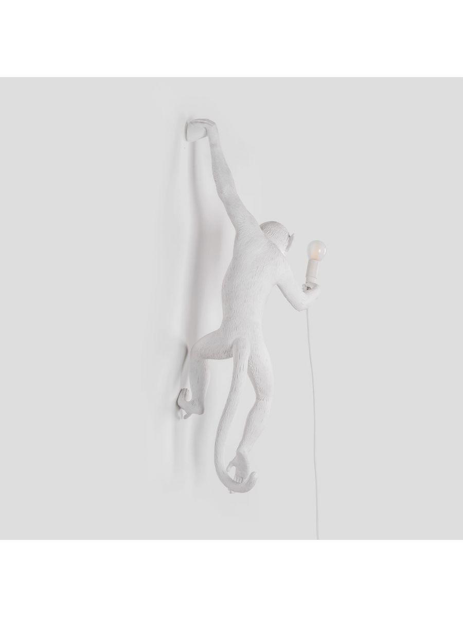 Wall lamp MONKEY HANGING - LEFT white - Eye on Design