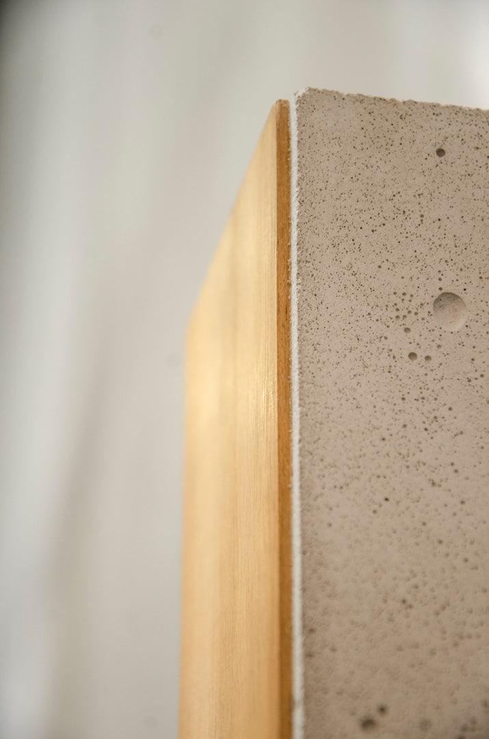 Wall lamp ORTO TEAK concrete - Eye on Design