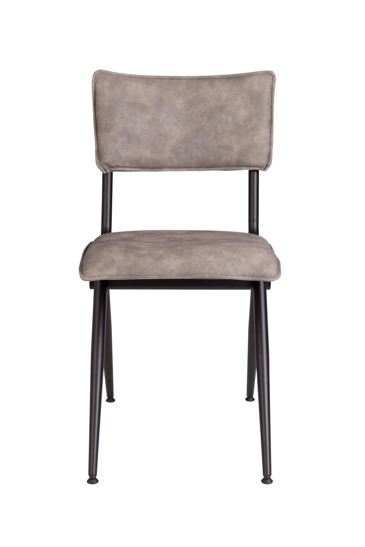 WILLOW chair eco leather grey, Dutchbone, Eye on Design