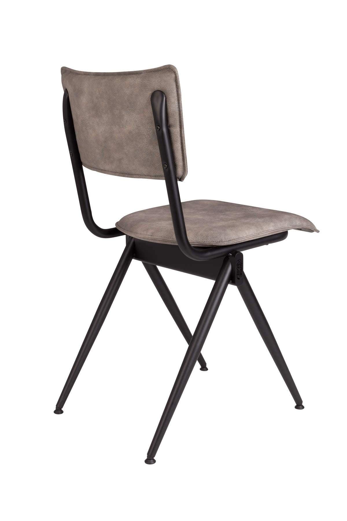 WILLOW chair eco leather grey, Dutchbone, Eye on Design