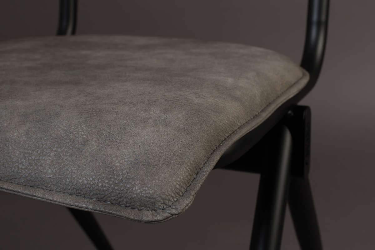 WILLOW chair eco leather grey, Dutchbone, Eye on Design