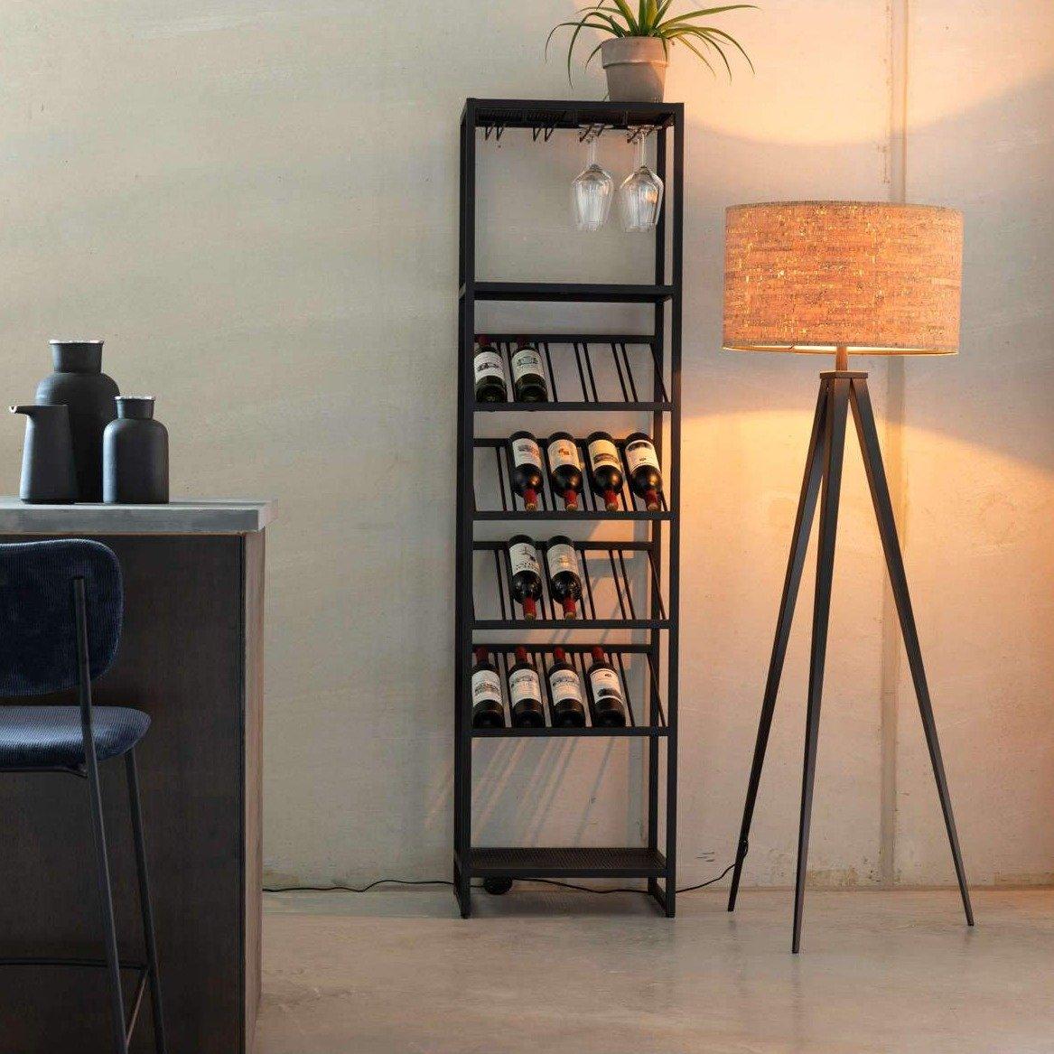 Wine bar CANTOR black small, Zuiver, Eye on Design